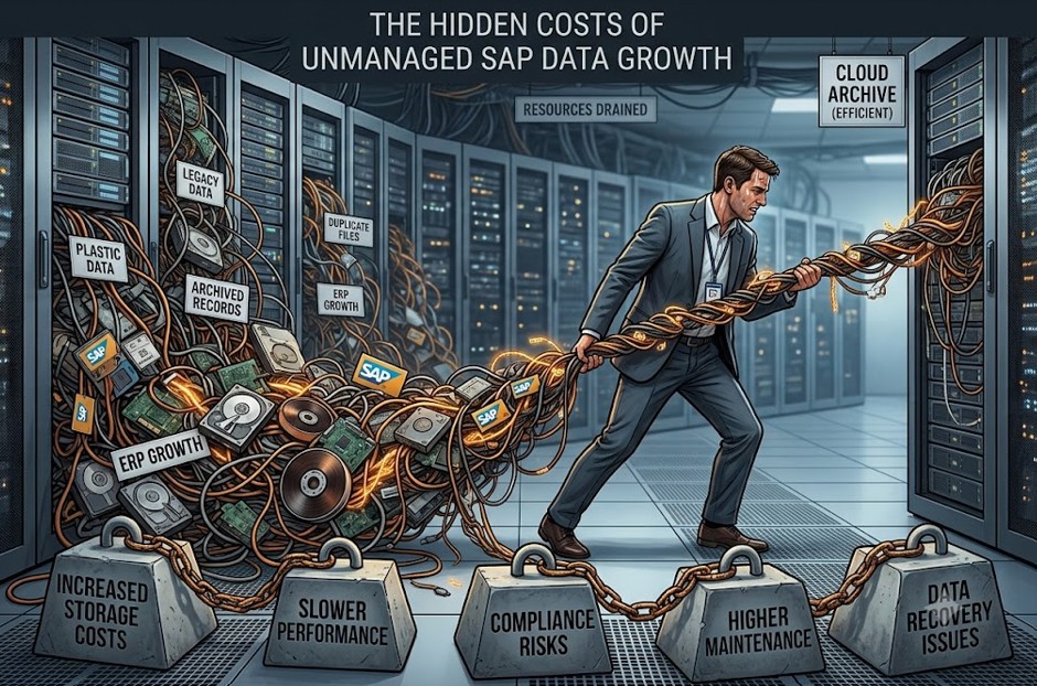 The hidden costs of unmanaged SAP data growth